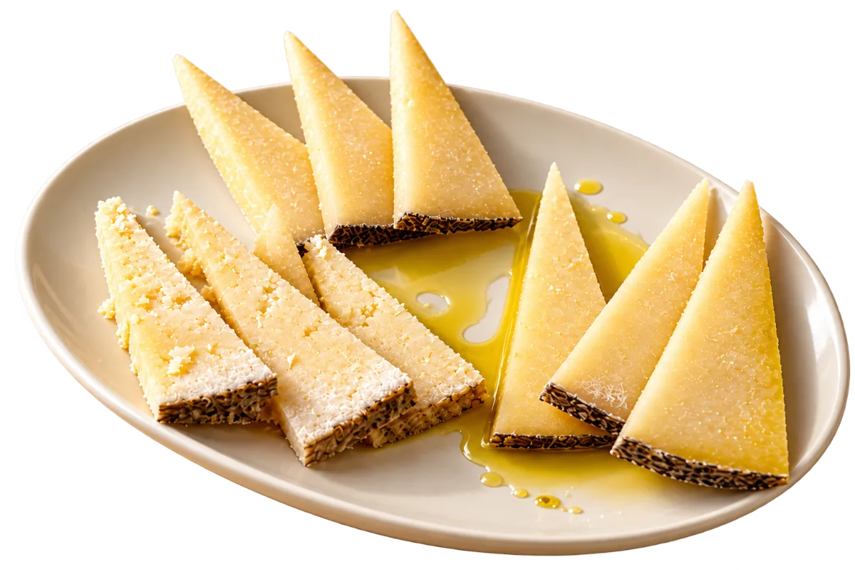 Queso curado con aceite de oliva